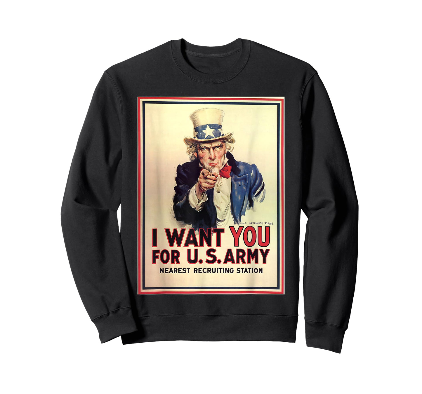 Uncle Sam I Want You For US Army Vintage Poster T-shirt T-Shirt