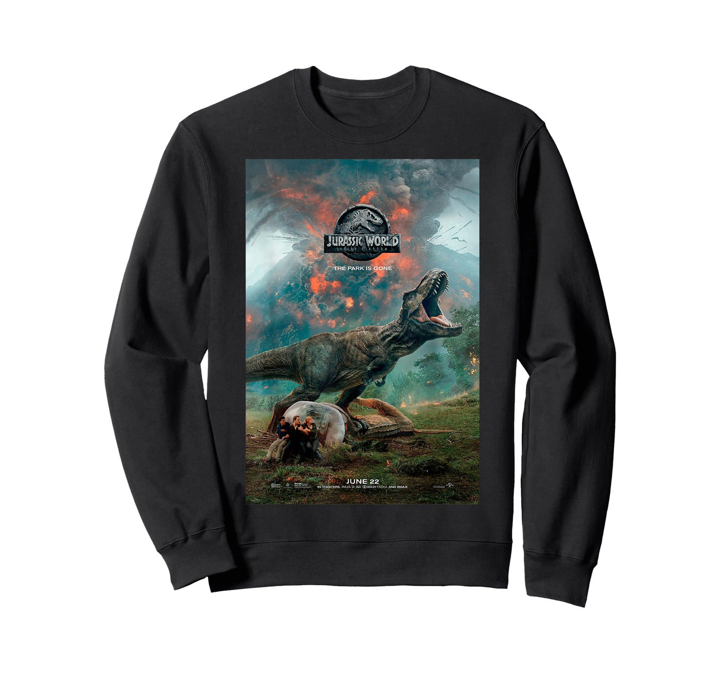 Jurassic World: Fallen Kingdom T-Rex Poster Graphic T-Shirt T-Shirt