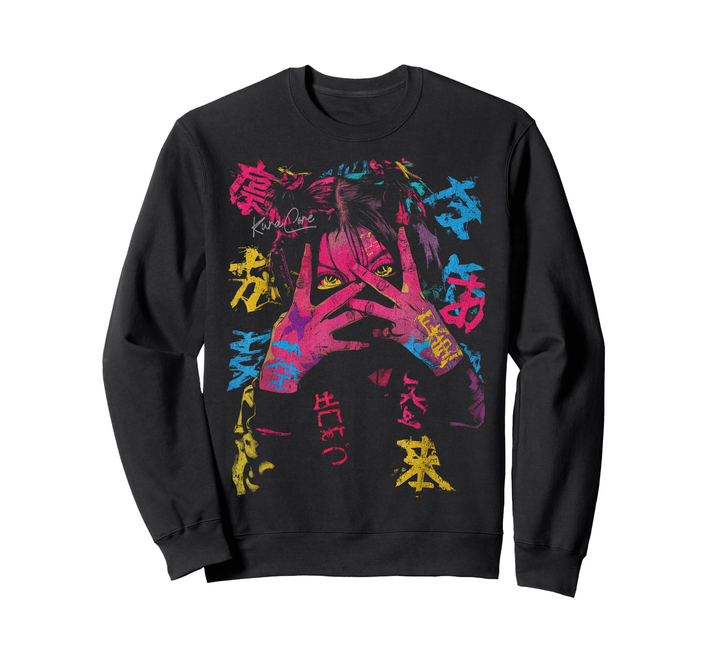 Japanese Streetwear Cyberpunk Y2K Techwear Retro Manga Anime T-Shirt