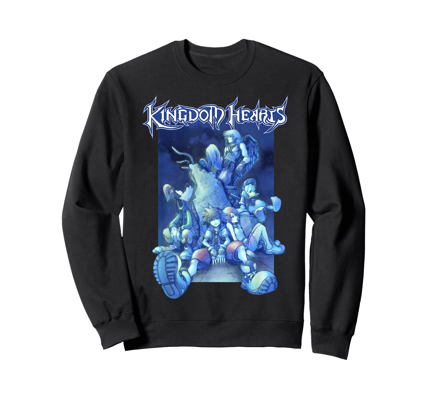Kingdom Hearts - Blue Crew T-Shirt