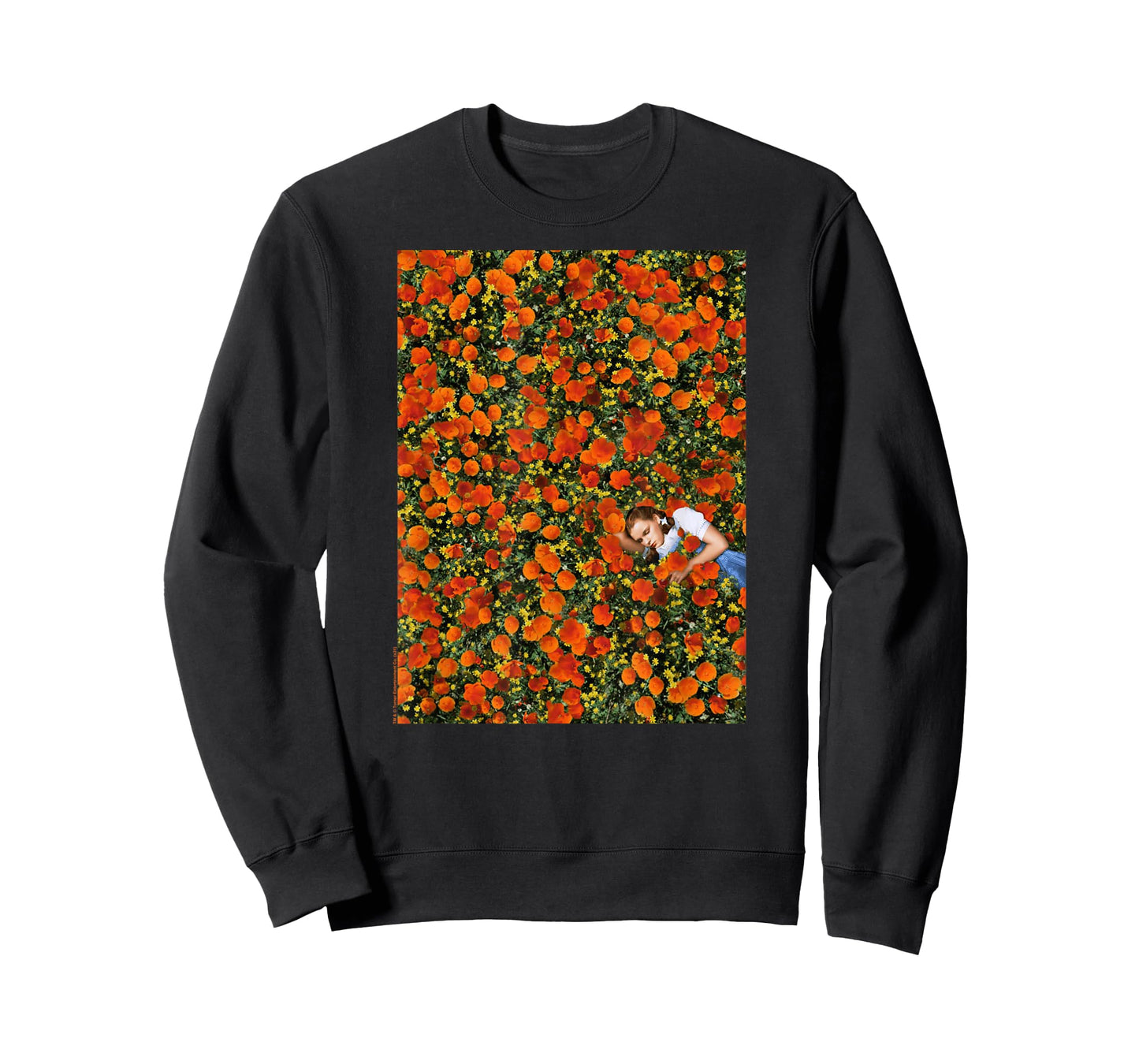 Wizard of Oz Dorothy Poppy Field Photo Vintage Movie T-Shirt