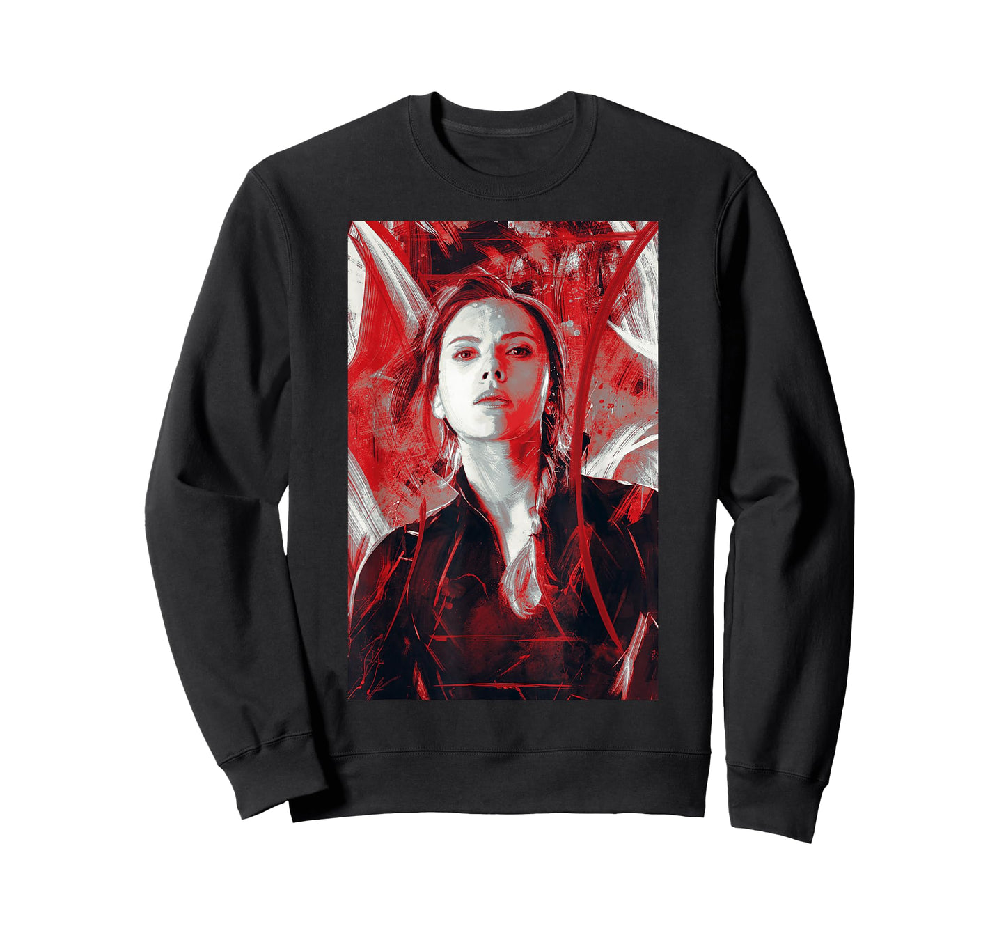 Marvel Avengers Endgame Black Widow Painting Graphic T-Shirt T-Shirt