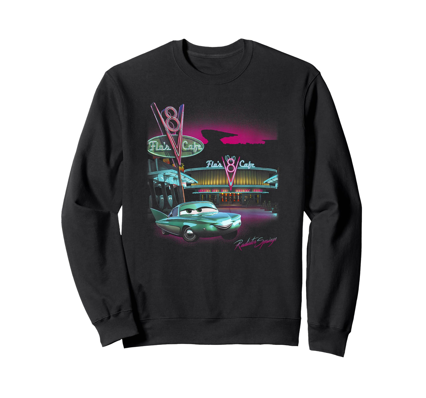 Disney Pixar Cars Radiator Springs Flo's Cafe T-Shirt Small