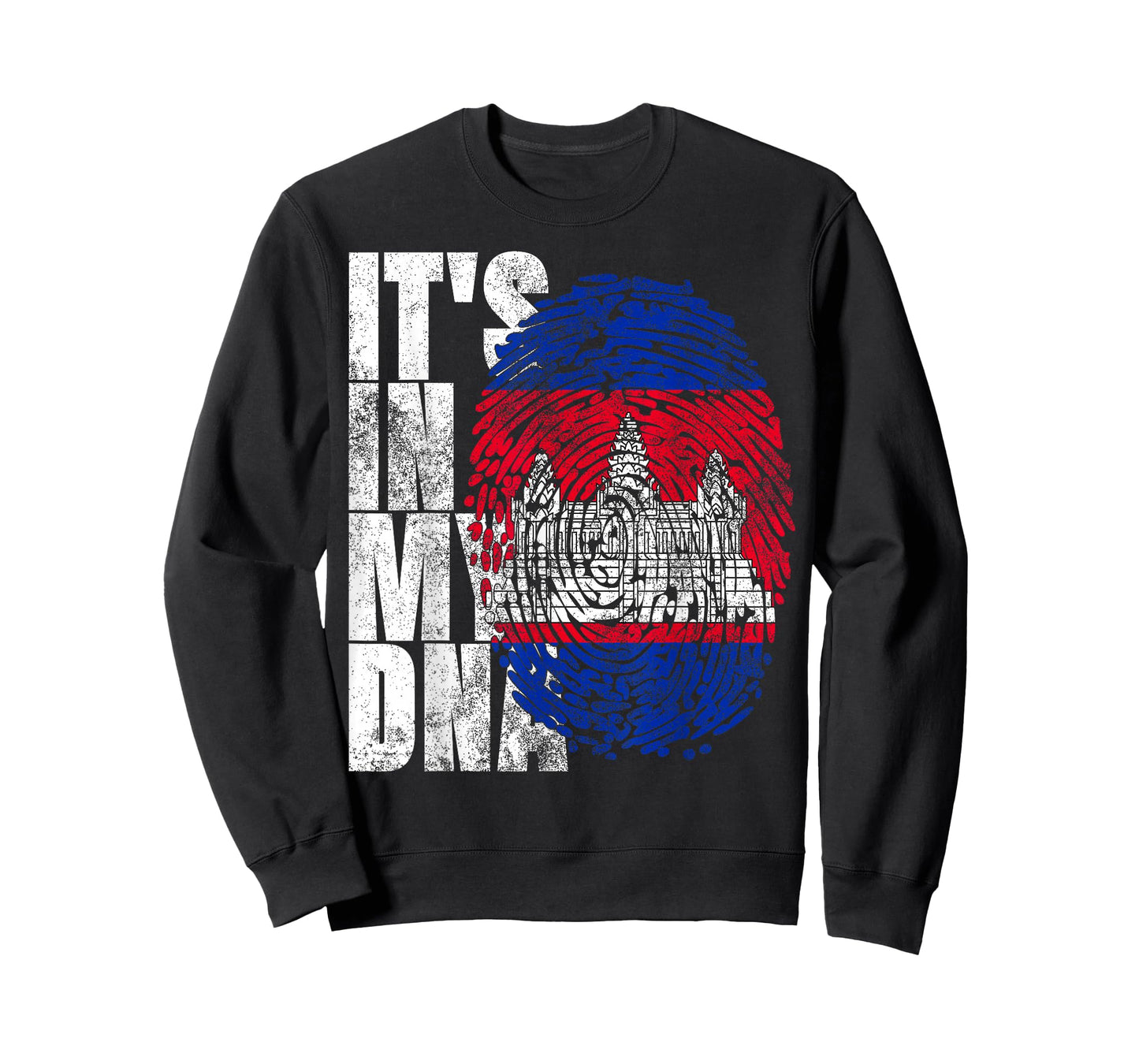 It's in My DNA Cambodian Gifts Khmer Kampuchea Cambodia Flag T-Shirt