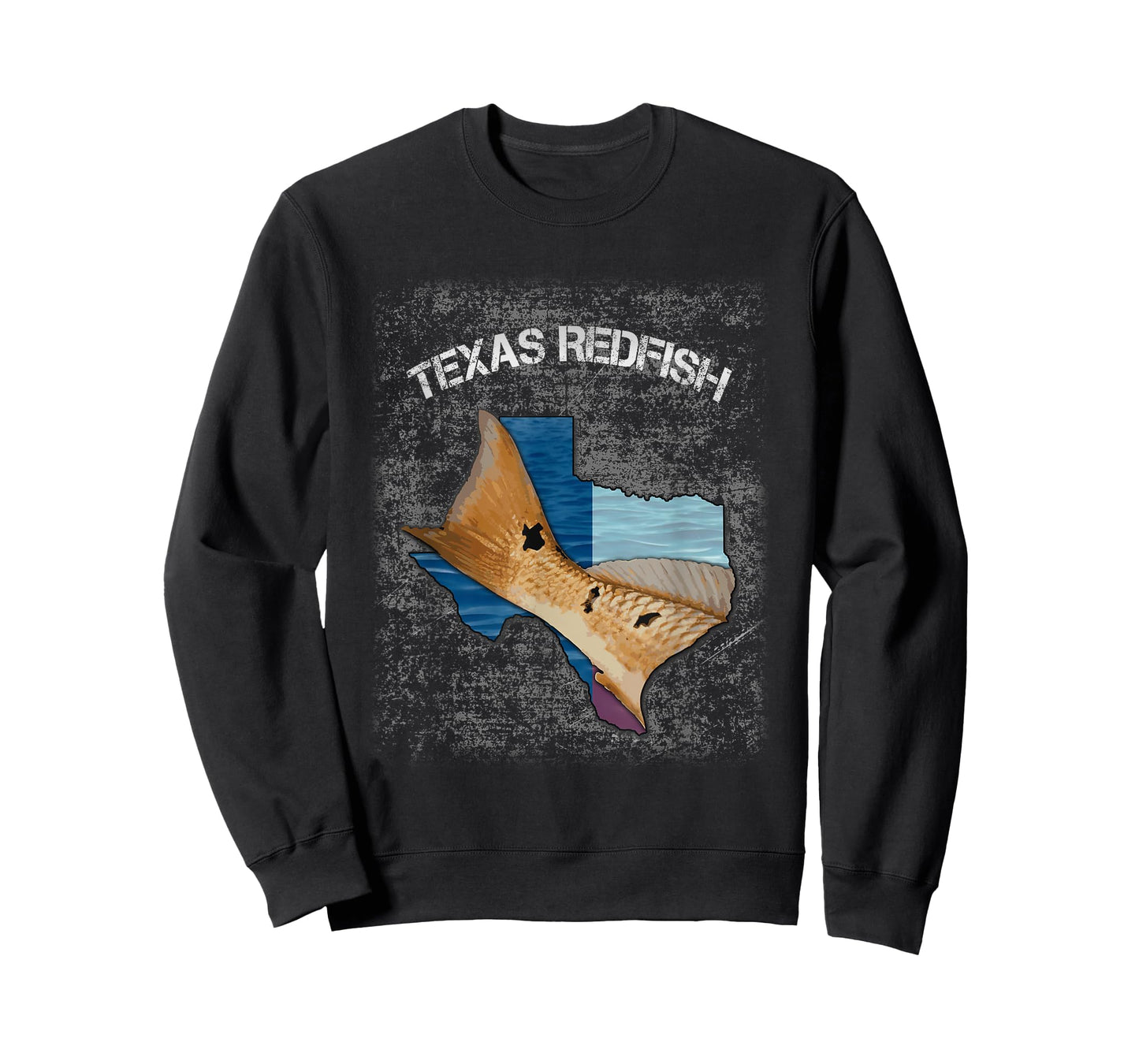 Texas Redfish Texas Flag Fishing Shirt