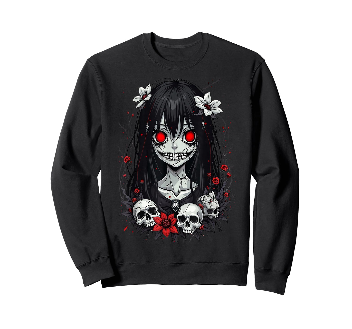 Scary Kawaii Goth Girl | Horror Anime Aesthetics T-Shirt