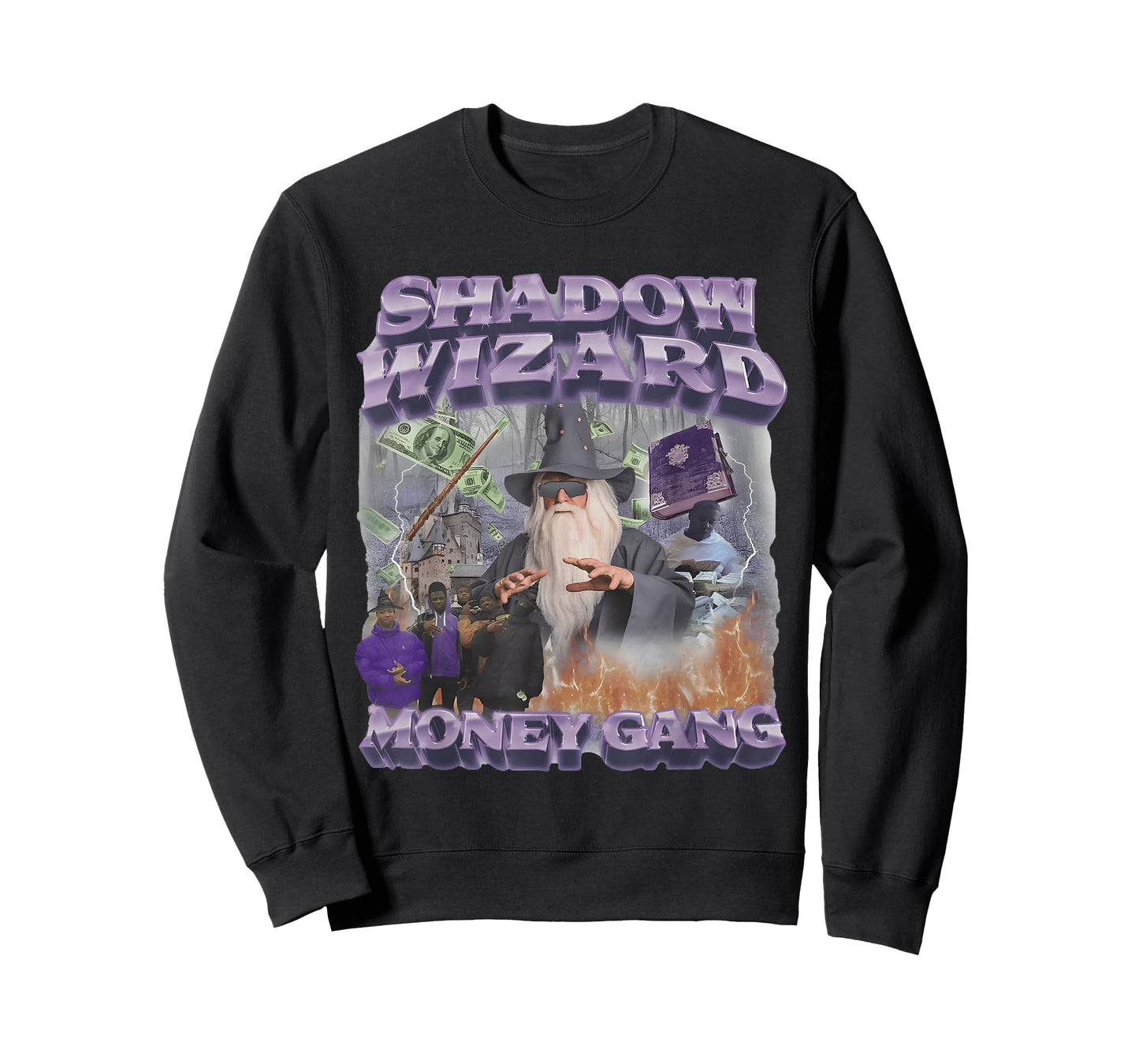 Shadow Wizard Money Gang Viral Meme Sarcastic Ironic Gen Z T-Shirt