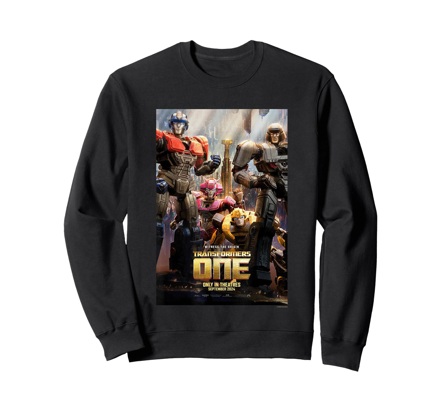 Transformers One Witness The Origin Movie Poster Vintage T-Shirt