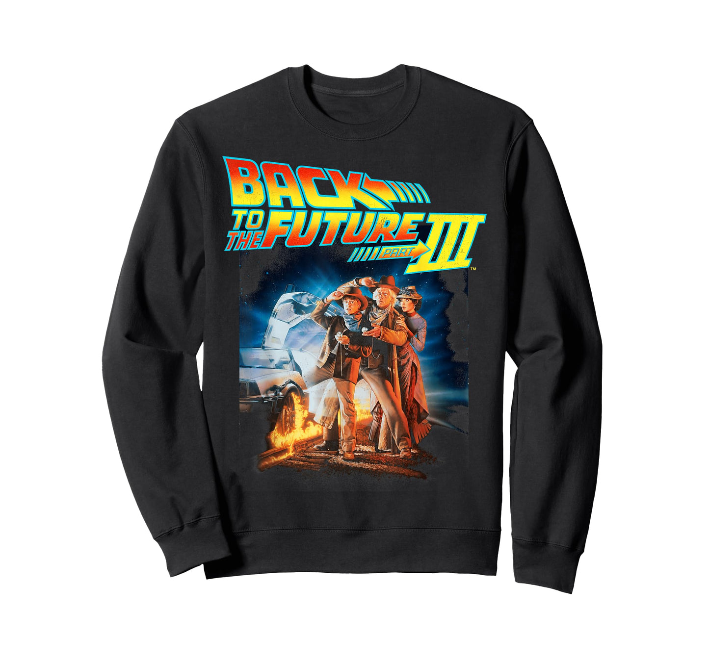 Back to The Future Three Movie Poster T-Shirt