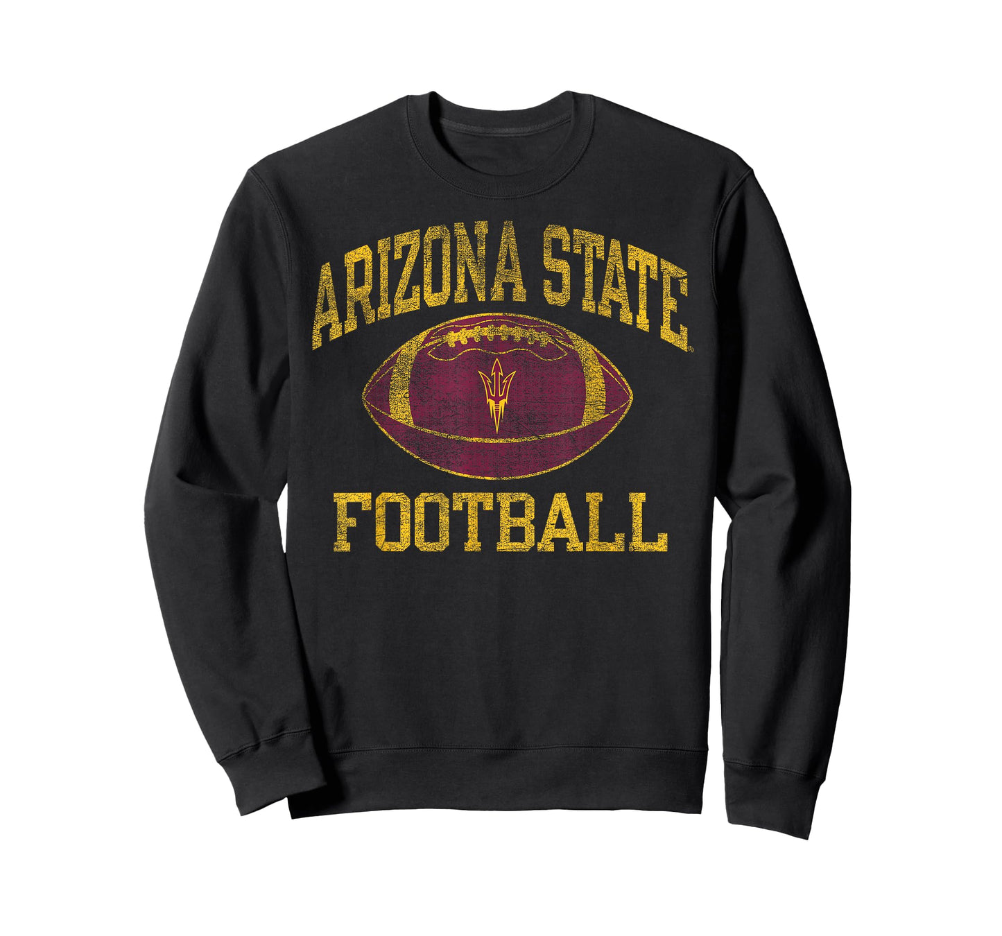 Arizon State Sun Devils Football Intensity Black T-Shirt