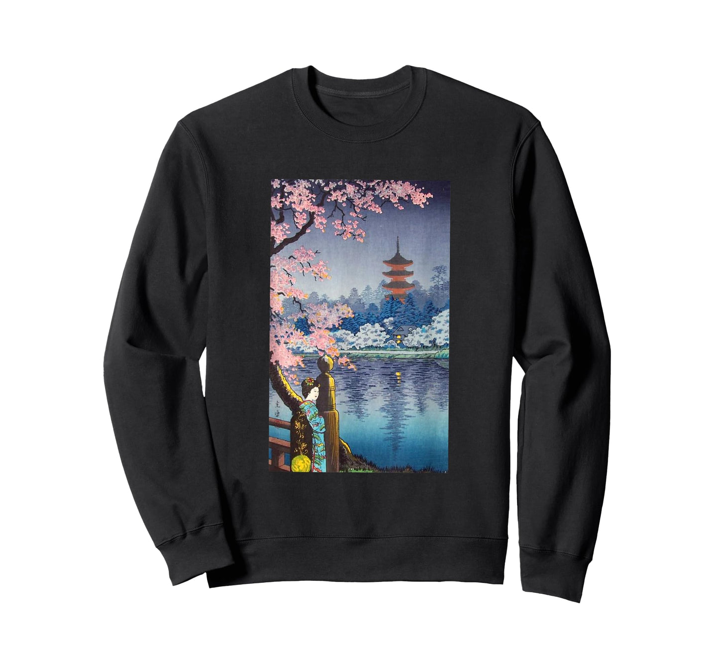 Vintage Woodblock Japanese Art T-Shirt