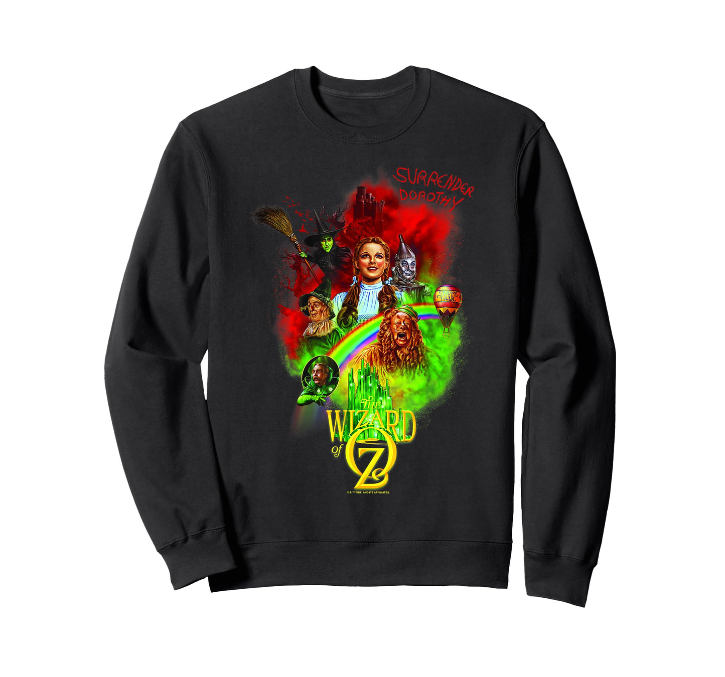 WB100 The Wizard of Oz Surrender Dorothy Rainbow Poster T-Shirt