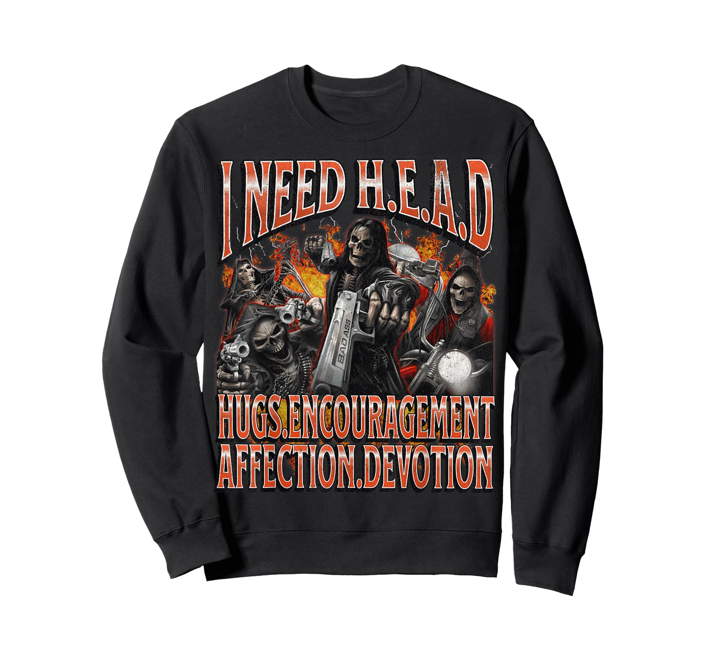 I Need Hugs Funny Hard Skeleton Meme Bootleg Graphic T-Shirt