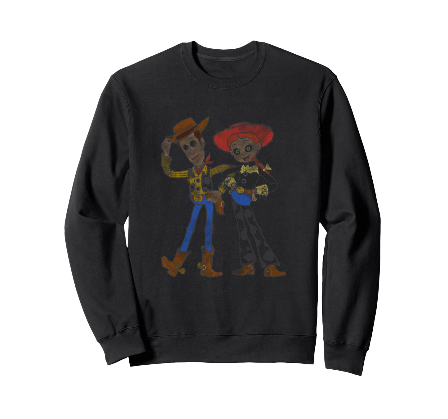 Disney Pixar Toy Story 4 Woody And Jessie Long Sleeve T-Shirt