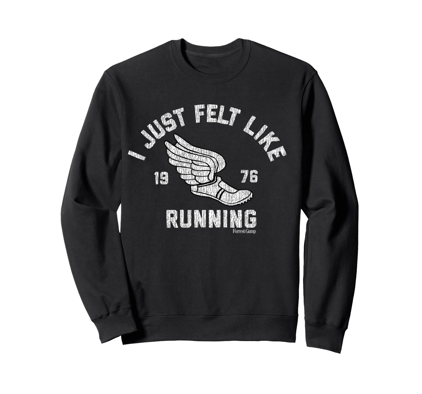 Forrest Gump I Just Felt Like Running 1976 Logo Long Sleeve T-Shirt