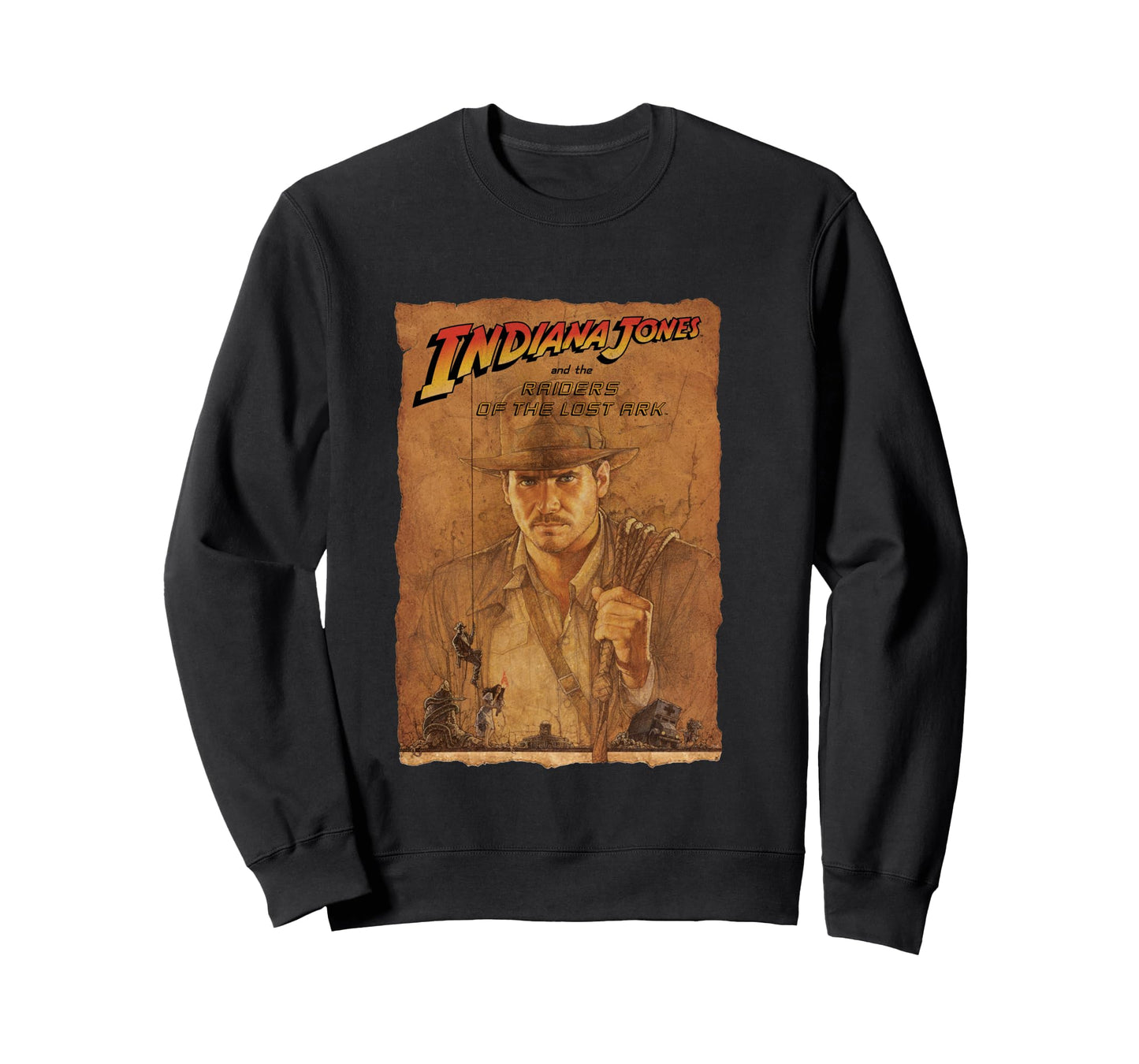 Lucasfilm Indiana Jones Raiders of the Lost Ark Poster Art Long Sleeve T-Shirt
