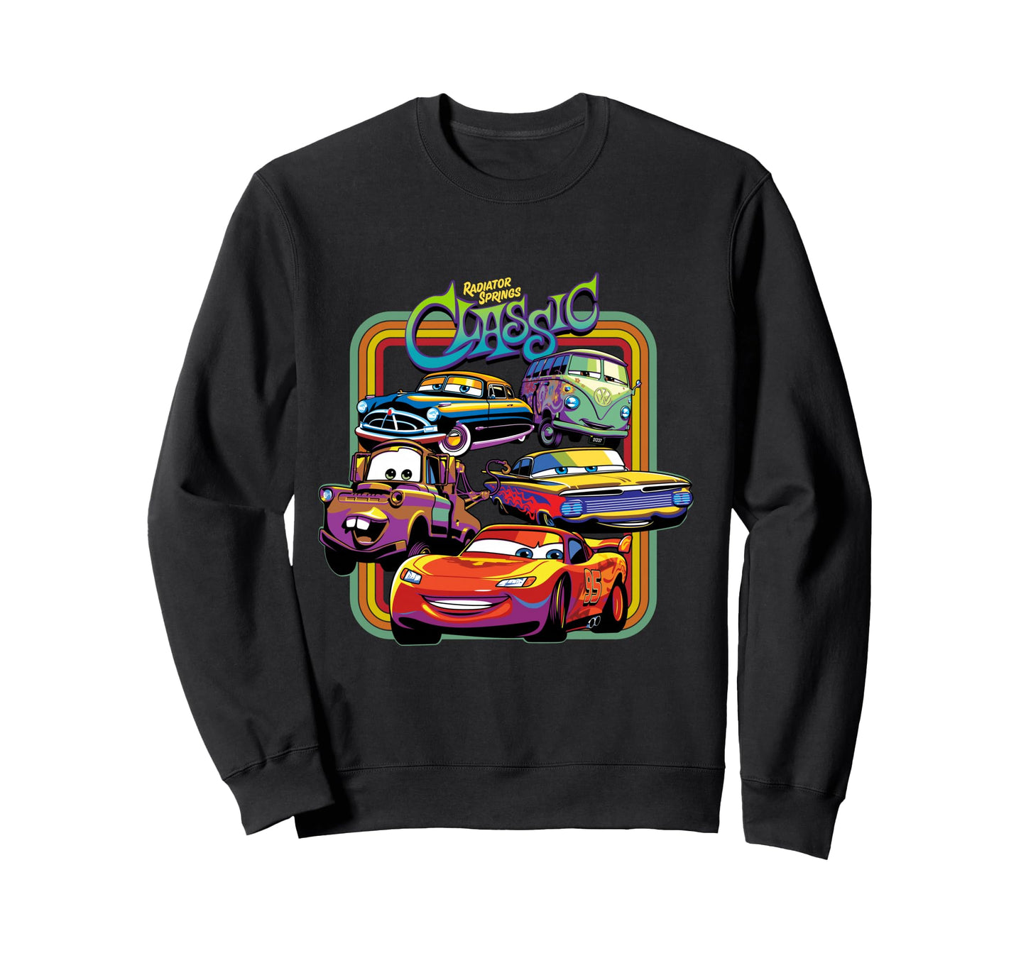 Disney Pixar Cars Radiator Springs Classic Long Sleeve T-Shirt