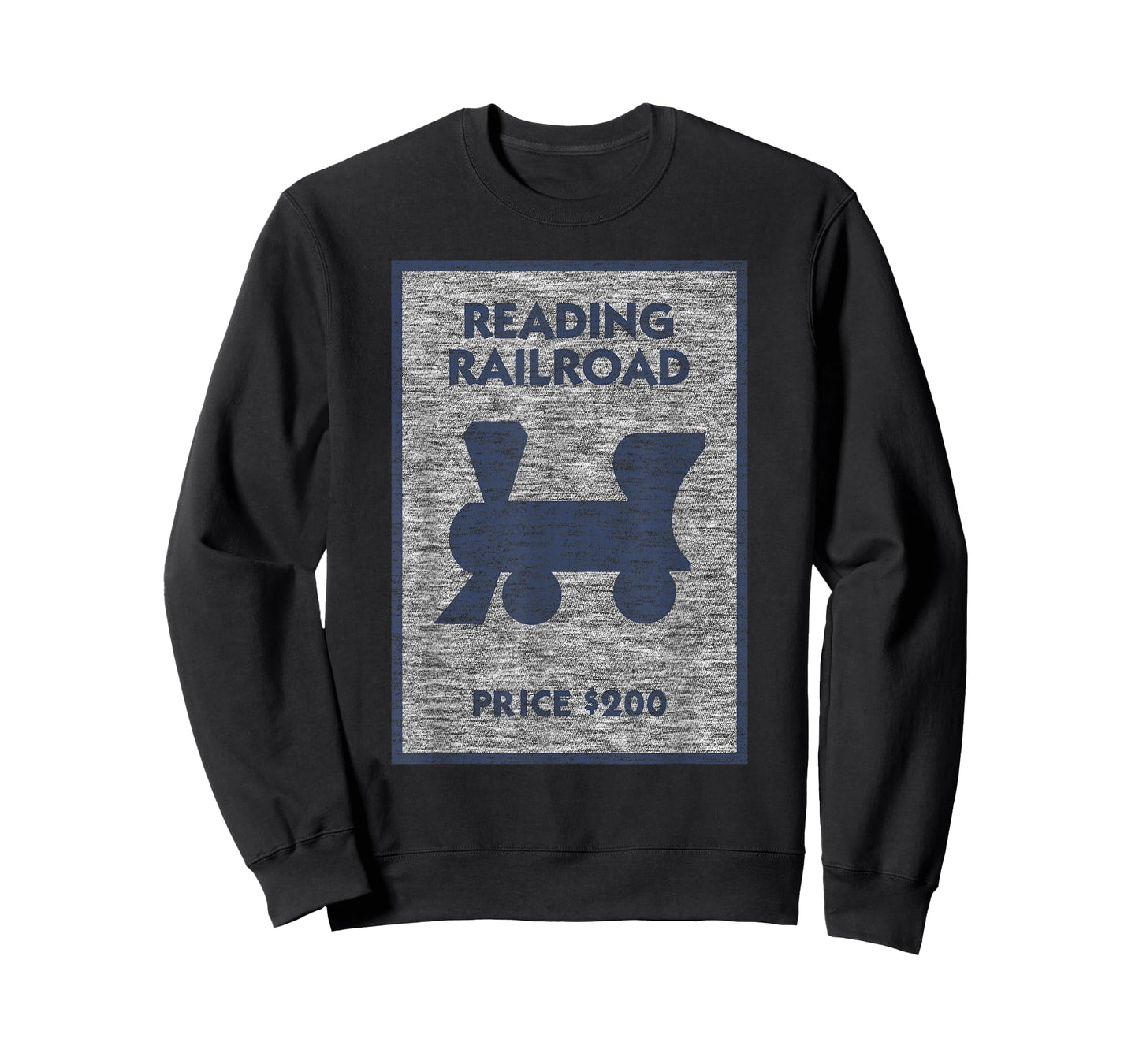 Monopoly Reading Railroad Vintage Place Icon Logo T-Shirt