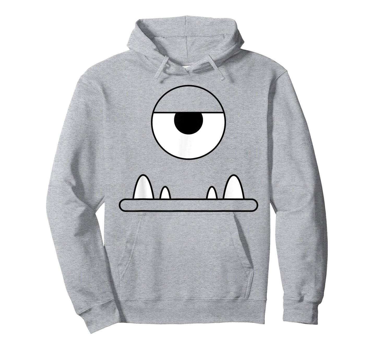Funny Cute Monster Face One Eyeball Easy Halloween Costume T-Shirt