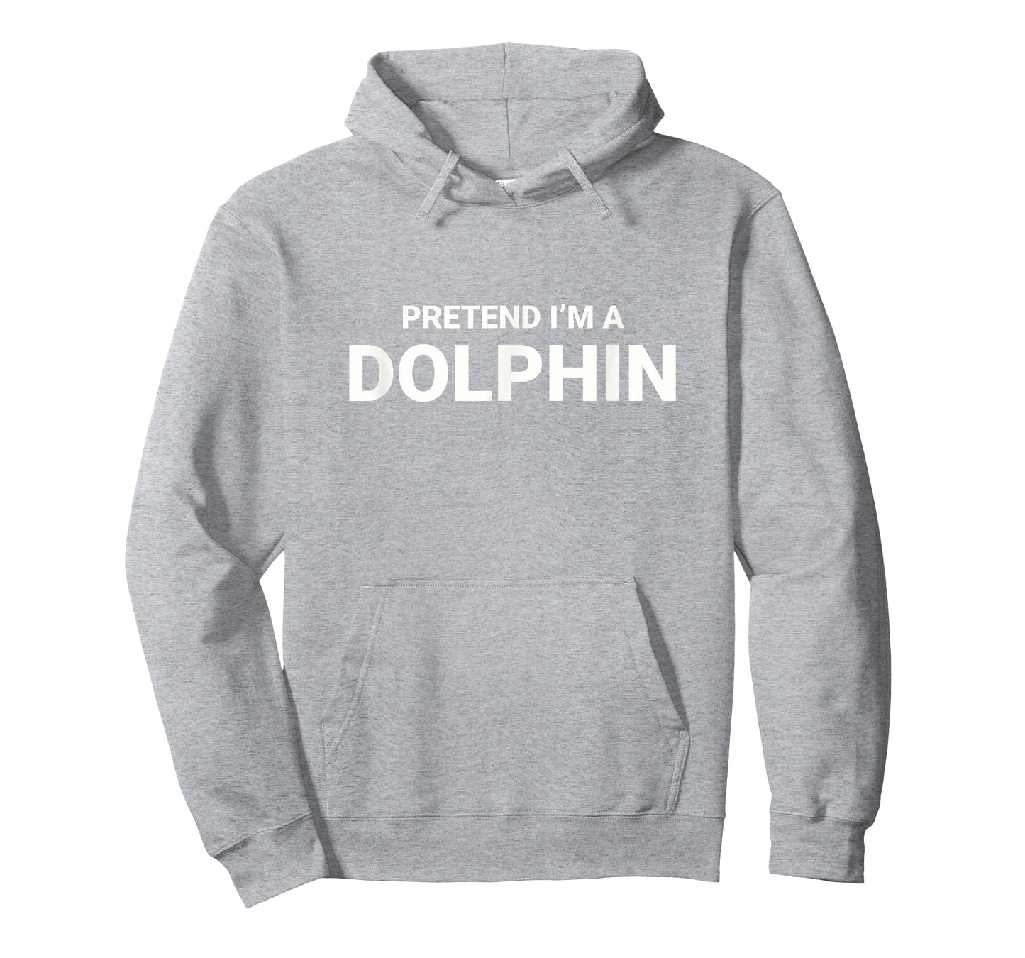 Pretend I’m A Dolphin, easy funny lazy halloween costume T-Shirt