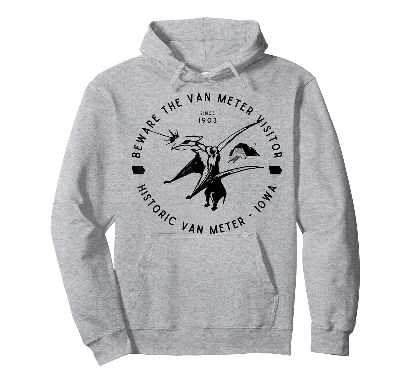 Beware the Van Meter Visitor Famous Cryptid Iowa T-Shirt