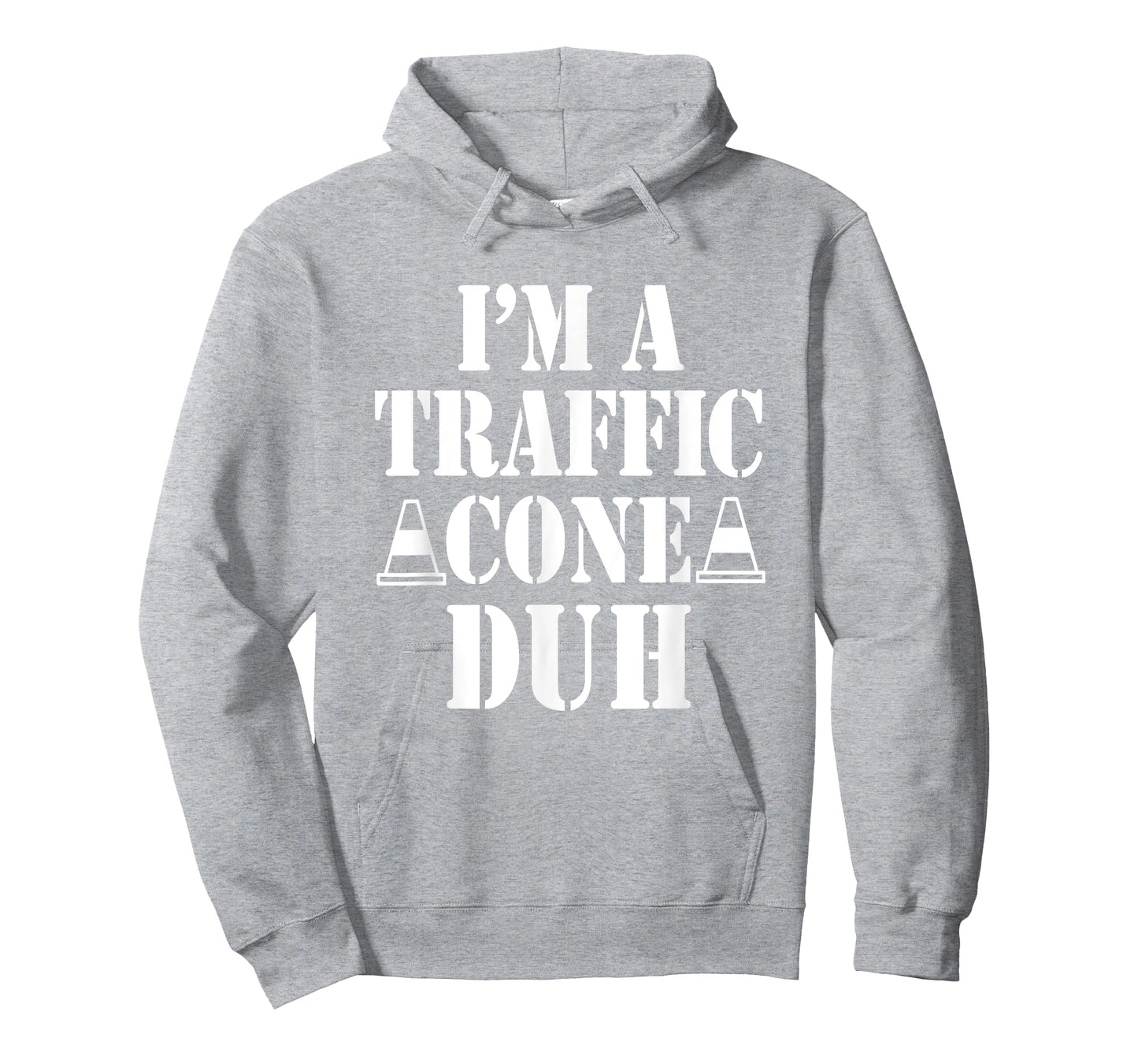 I'm a Traffic Cone Duh Funny Easy Halloween Costume T-Shirt