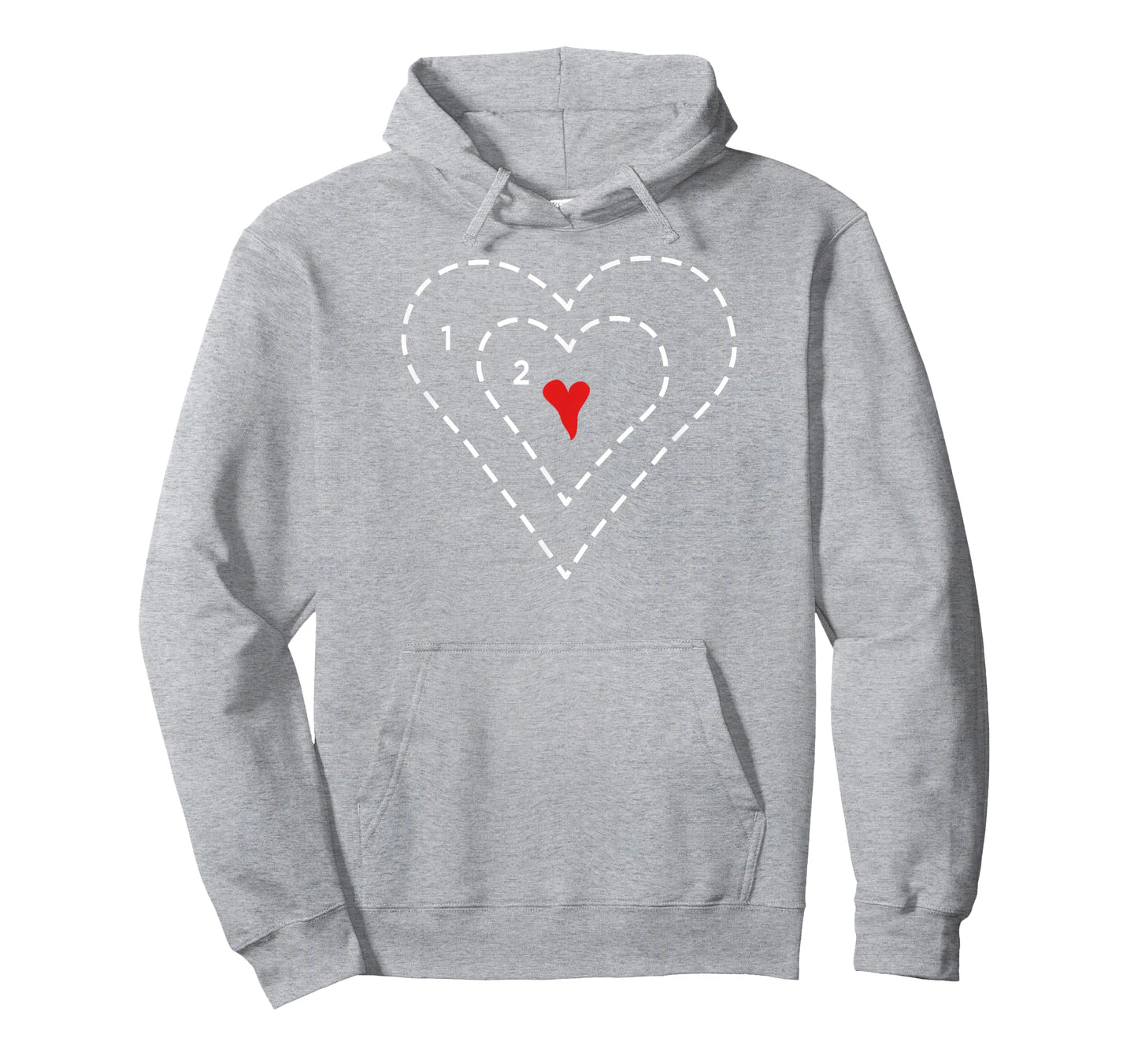 Heart Two Sizes Too Small Funny Christmas Xmas T-Shirt