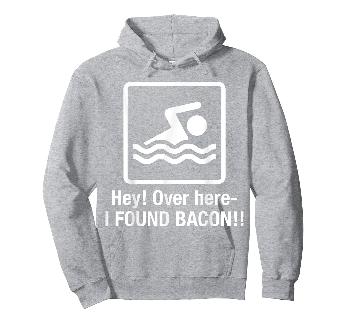 Funny I found Bacon Tshirt, Bacon Swimming Shirt Geek Tshirt T-Shirt