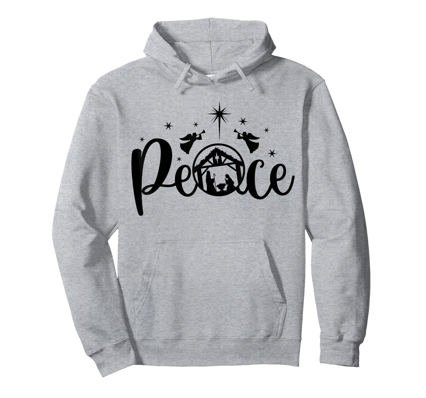 Peace Jesus Christian Christmas Nativity Scene XMAS Faith T-Shirt
