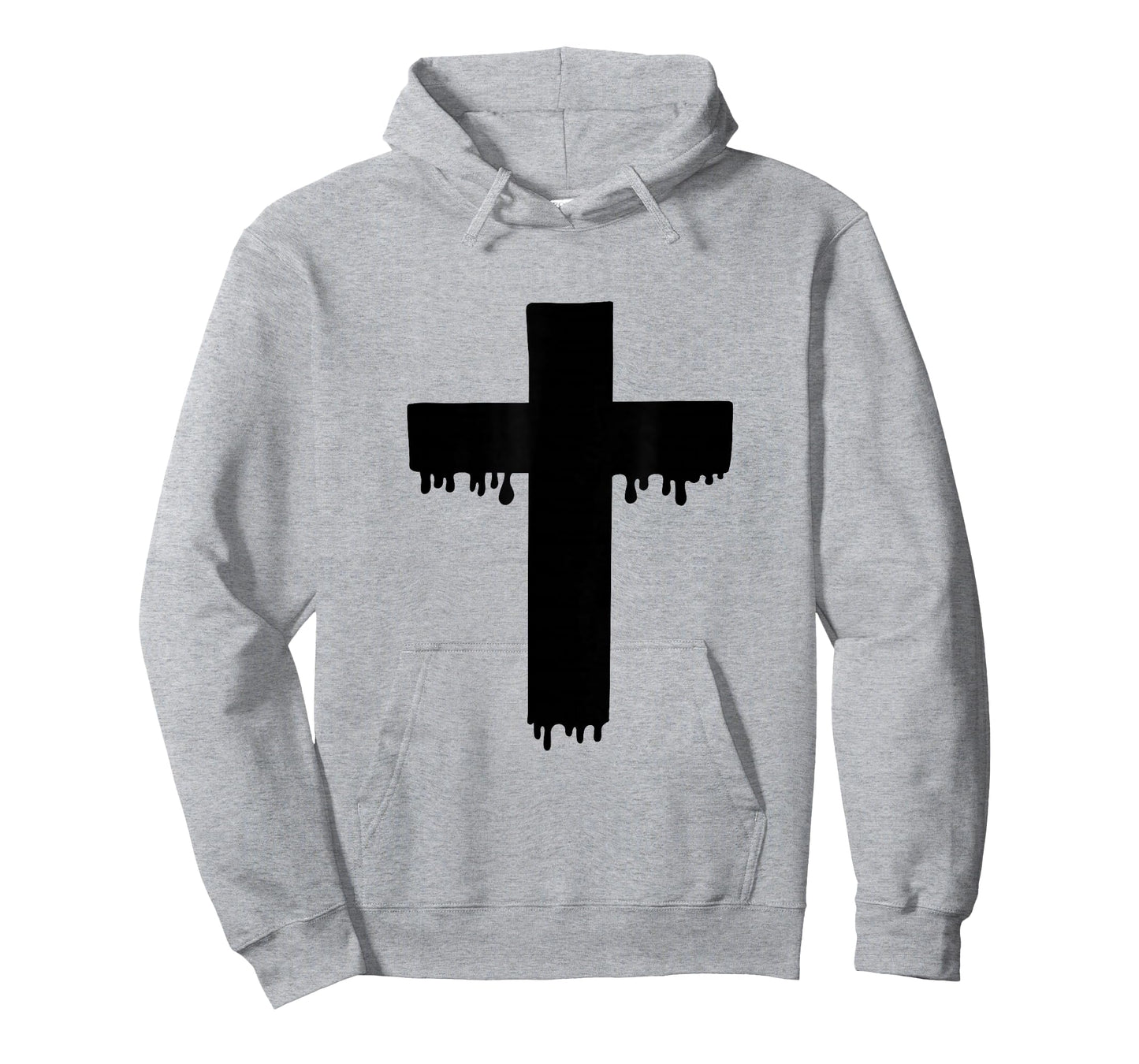 Kawaii Black Drippy Cross, Gurokaw Pastel Goth Aesthetic T-Shirt