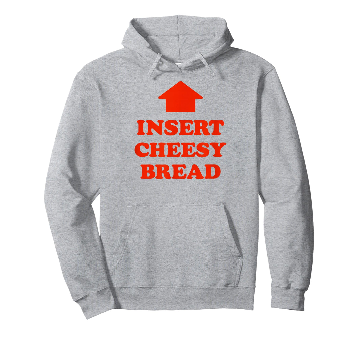 Insert Cheesy Bread Arrow - Funny Cheese Lover Humor Slogan T-Shirt