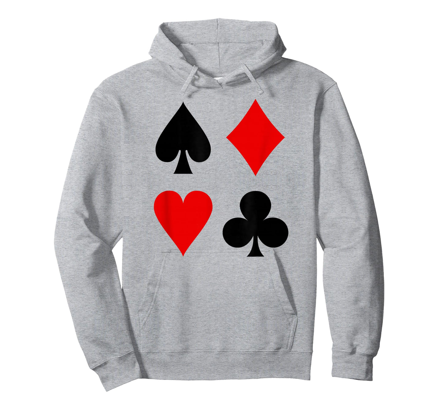 CLUBS HEARTS SPADES DIAMONDS PLAYING CARD SUITS POKER T-Shirt