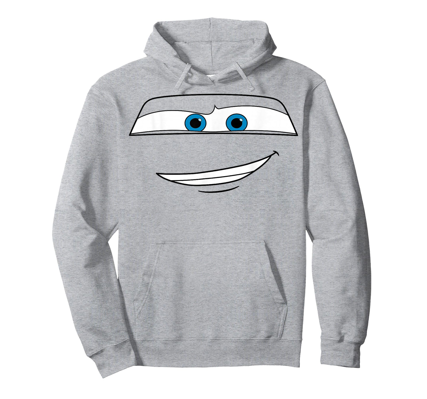 Disney Pixar Cars Lightning McQueen Big Face Short Sleeve T-Shirt