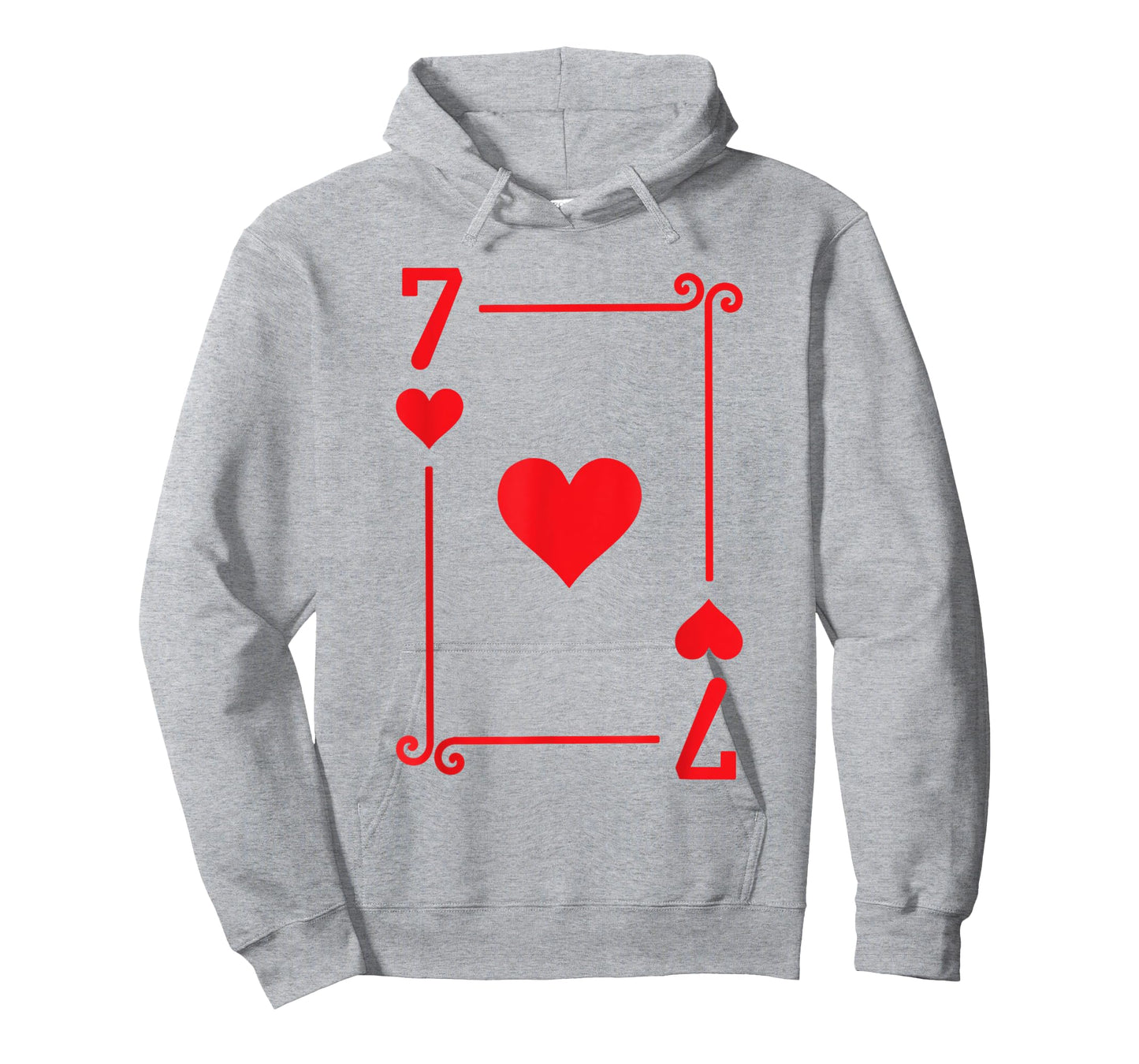 Playing Cards Costume - 7 Hearts Card - Seven Card T-Shirt