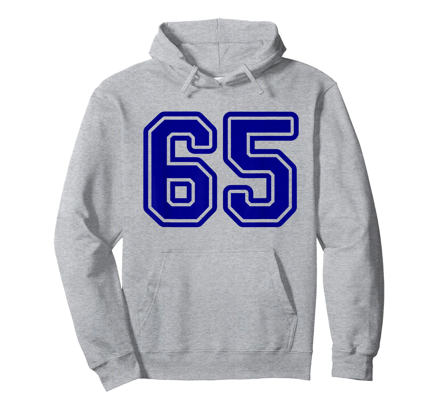 Number #65 Blue Sport Number 65 T-Shirt