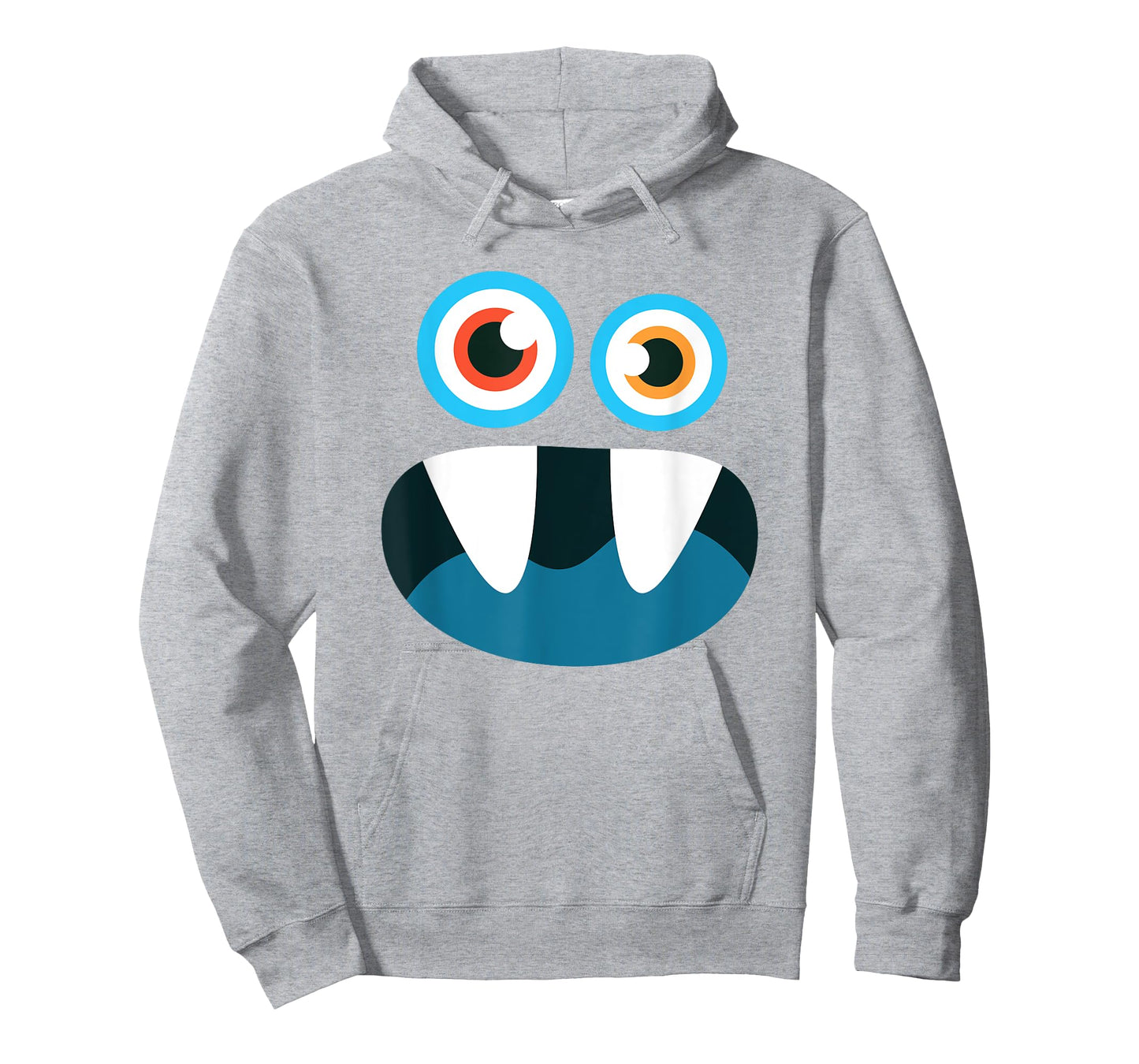 Cute Monster Face Funny Halloween Matching Costume Outfit T-Shirt