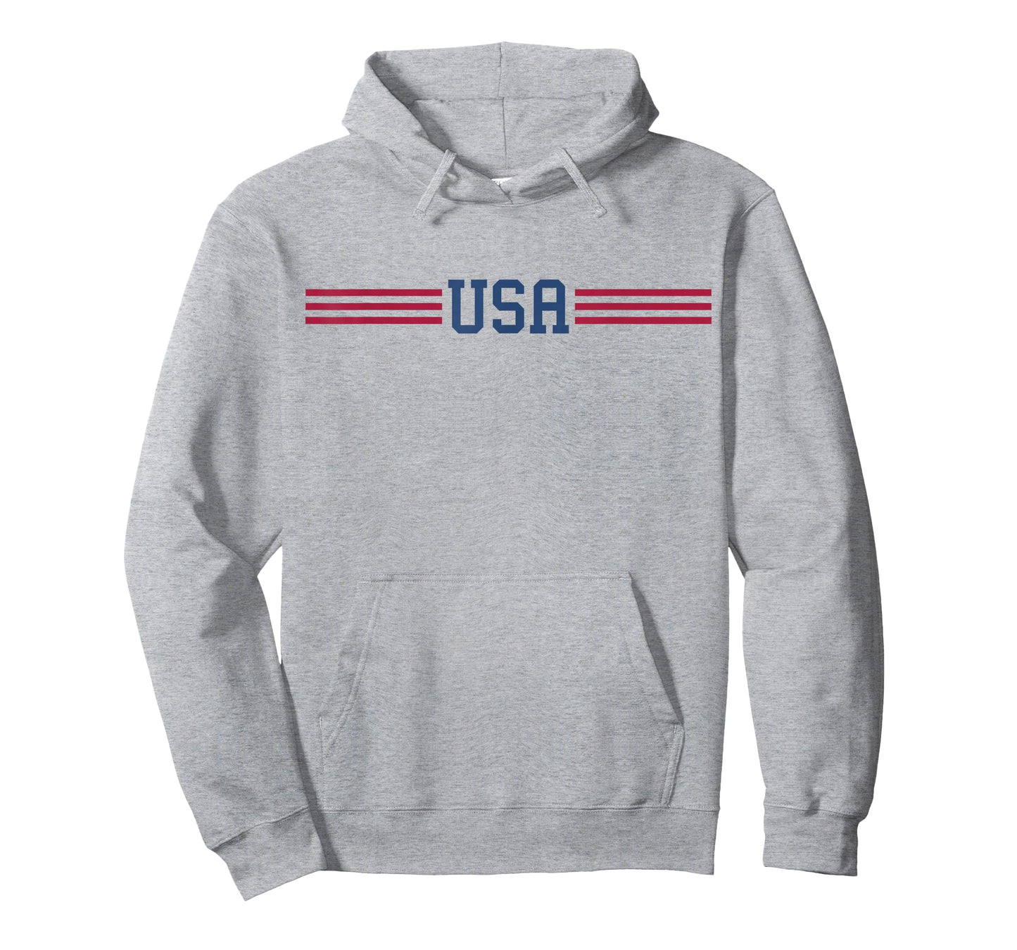 USA Women Men Patriotic American White 4th of July T-Shirt