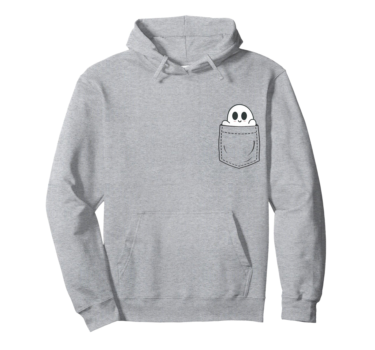 Ghost in Pocket Halloween T-Shirt