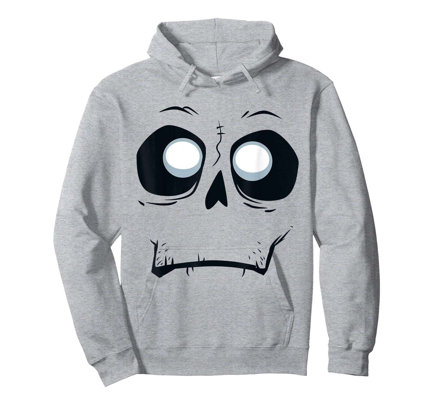 Silly Skeleton Monster Skull Face Halloween T-Shirt
