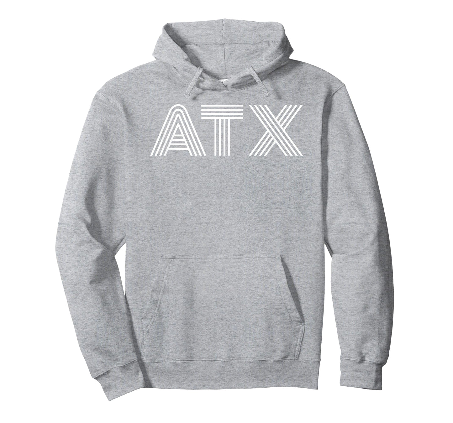 ATX/Austin TX Retro Design in White T-Shirt