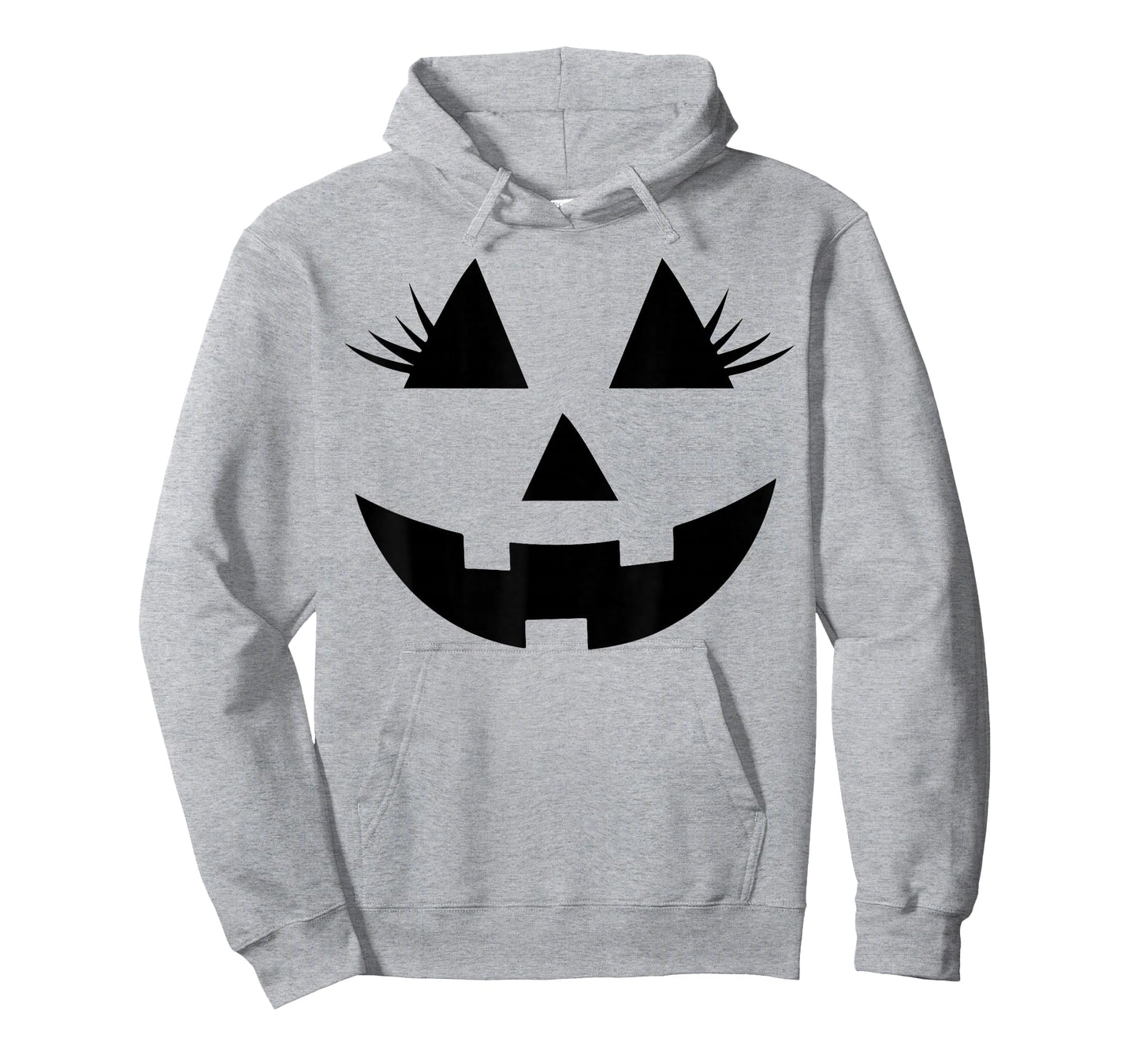 Funny Jack o Lantern pumpkin face eyelashes for Halloween T-Shirt