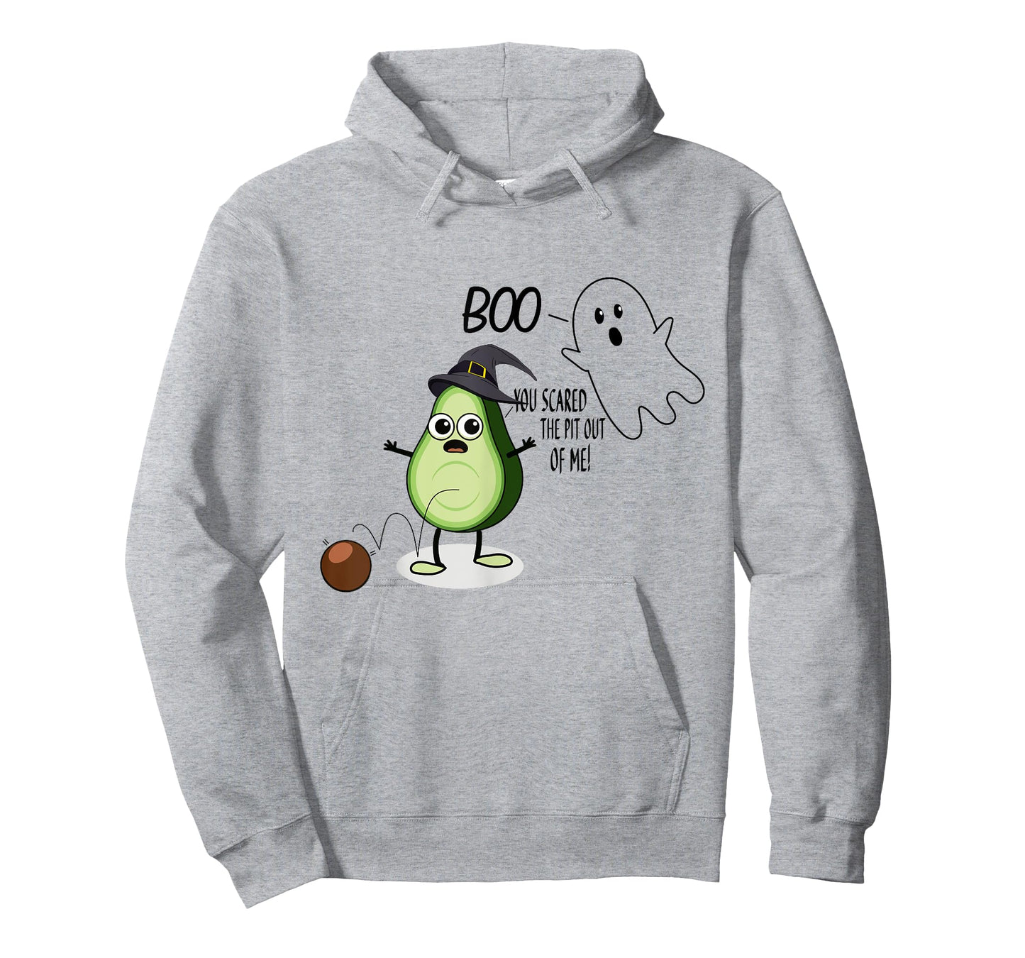Boo You Scared The Pit Out Of Me Funny Halloween Ghost T-Shirt
