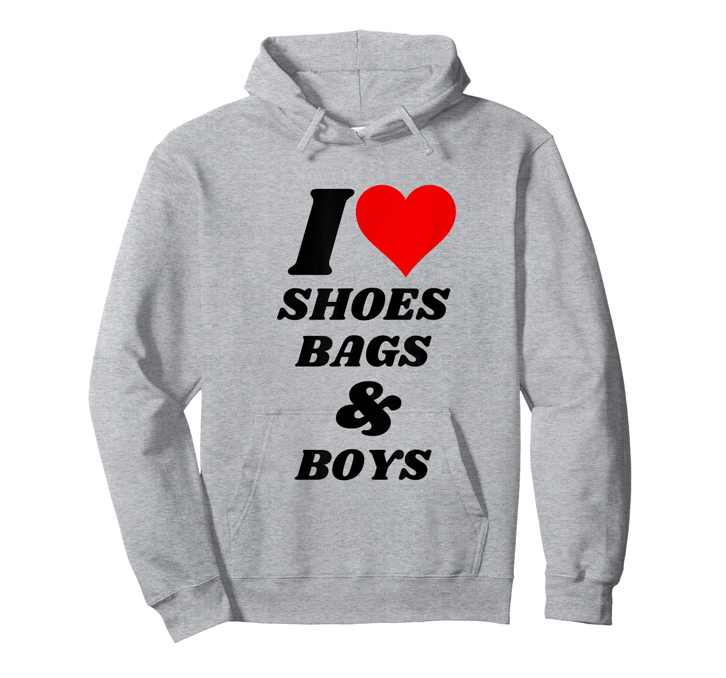 I love shoes bags and boys T-Shirt