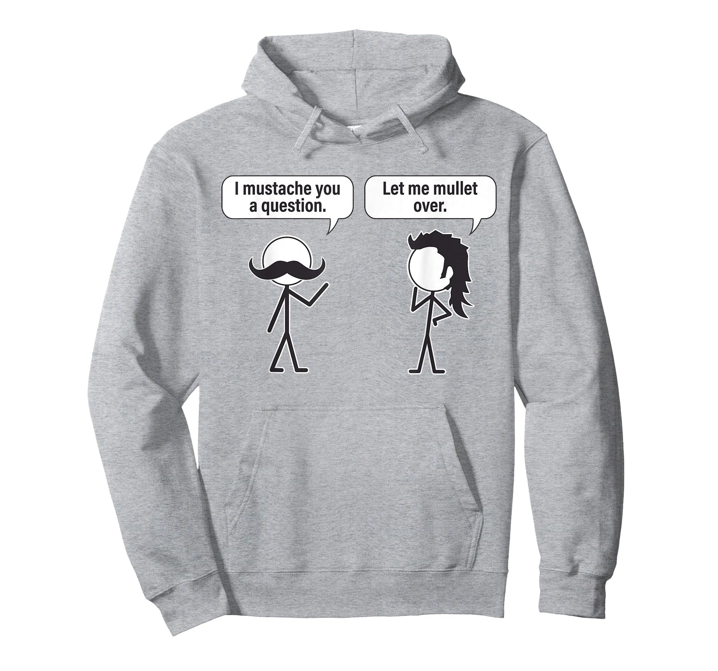Funny I Mustache You A Question Let Me Mullet Over T-Shirt