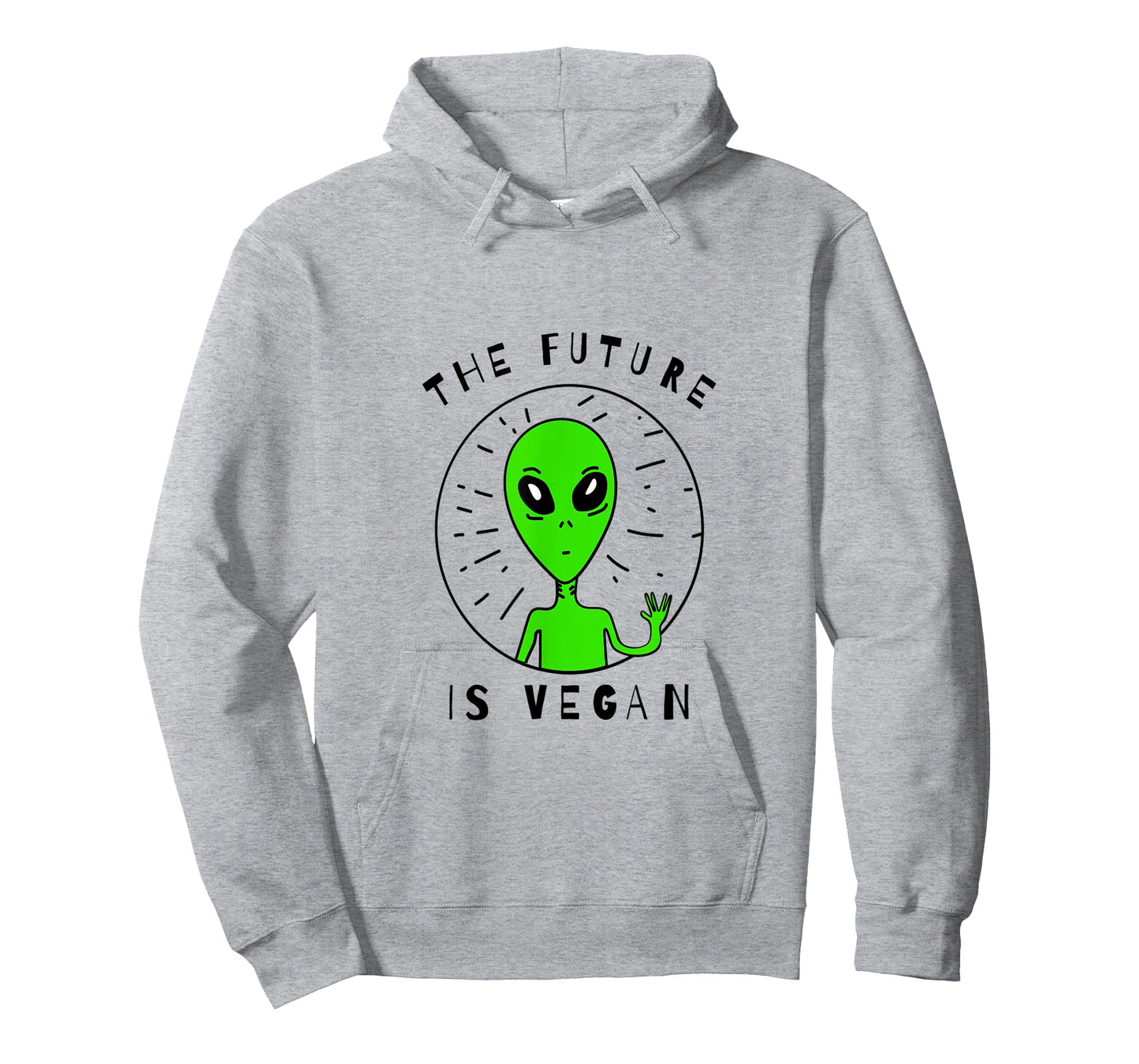 The Future Is Vegan Vegan Alien Peace and Love Vegan Shirt