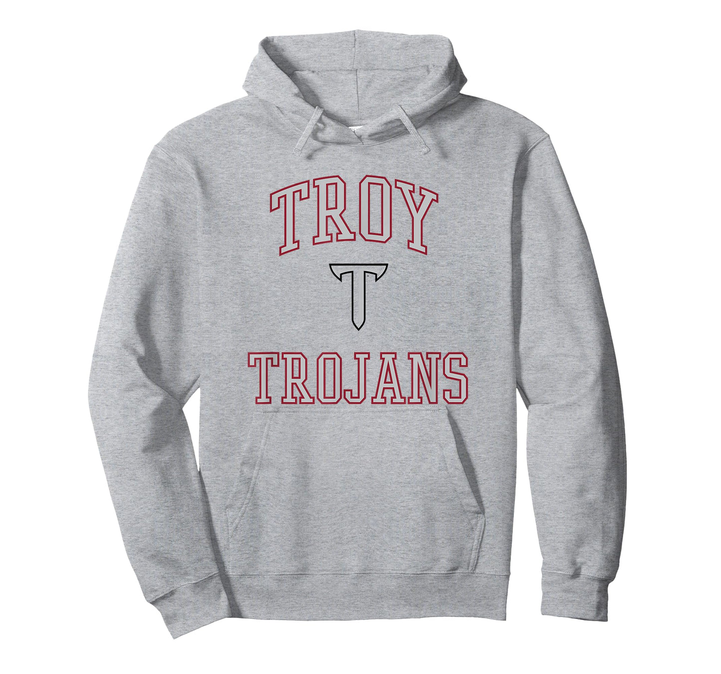 Troy Trojans Logo White Officially Licensed T-Shirt