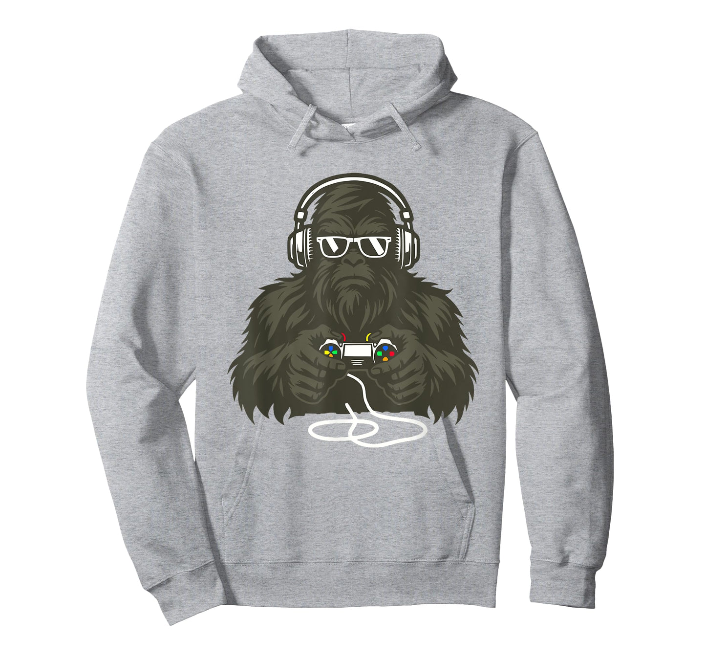 Sasquatch Bigfoot Video Gamer Retro Gaming Men Boys Teens T-Shirt