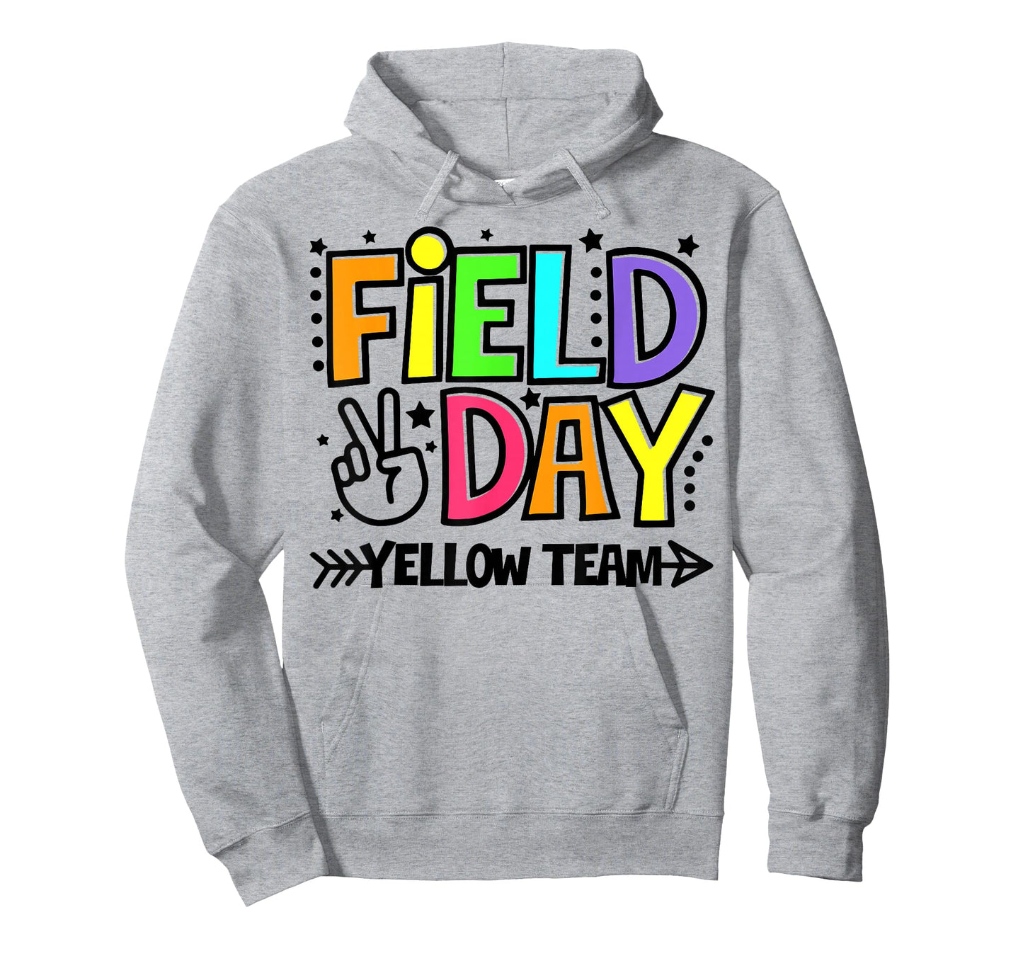 Field Day Yellow Team Funny For Teacher Kids Field Day Games T-Shirt