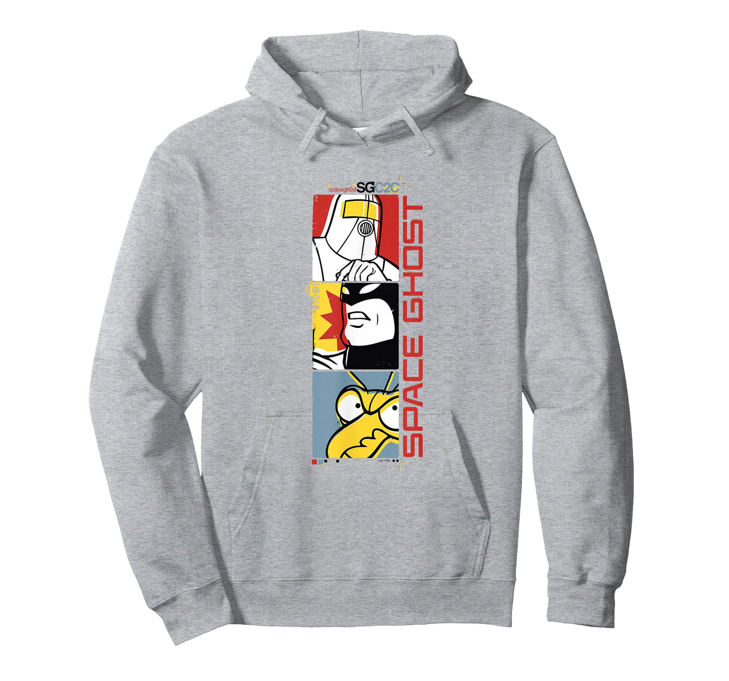 Space Ghost Coast to Coast Vertical Villains Faded Box Up T-Shirt