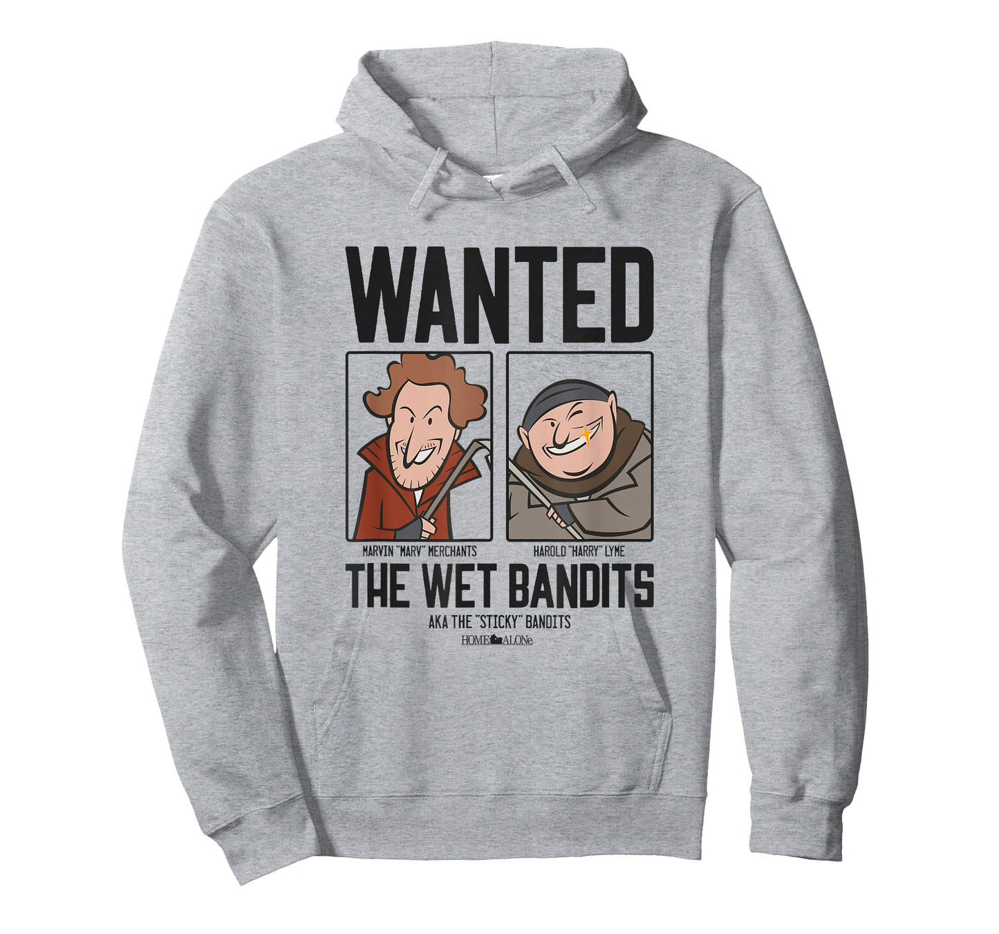 Home Alone Wet Bandits Wanted Poster Cartoon T-Shirt